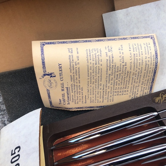 Carvel Hall Stainless Steel Knives 6 Piece Set - Picture 4 of 5